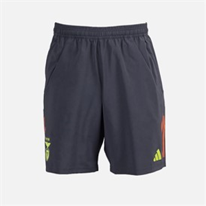 adidas Heren SLB Benfica Downtime Shorts Night Grey/Semi Solar Orange