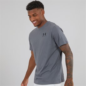 Under Armour T-Shirt mit kurzen Ärmeln Herren UA Sportstyle Linke Brust Castlerock/Schwarz