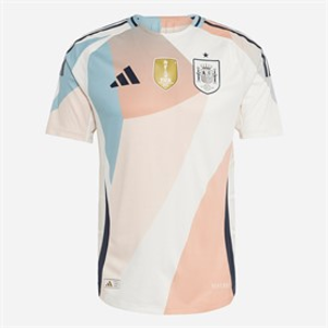 adidas Heren RFEF Spanje 25 (Dameselftal) Authentiek Uitshirt Wit