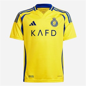 adidas Jongens ANFC Al-Nassr 24/25 Thuisshirt Impact Yellow/Royal Blue