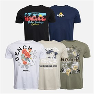 Bench Heren Dupri Five Pack T-shirts Mixed