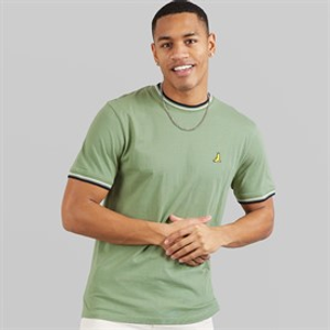 Brave Soul Heren Federerf T-shirts Meerkleurig