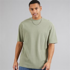 Brave Soul Heren Relaxed Fit Lao T-shirts Groen