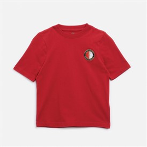 Castore Junior FR Feyenoord Core Katoenen T-Shirt Savvy Rood