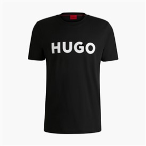 HUGO Heren Dulivio T-shirt Zwart