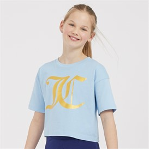 Juicy Couture Meisjes Tonal T-shirts Blauw