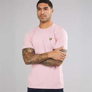 Lyle And Scott Vintage Heren Effen T-shirt X574 Pink Light