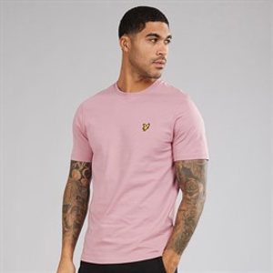 Lyle And Scott Vintage Heren Effen T-shirt X871 Garden Rose