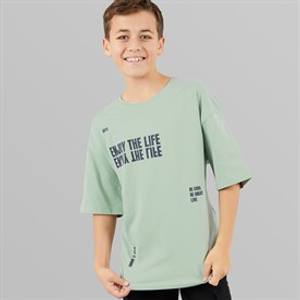 Name It Jongens Victor T-shirt Jadeite