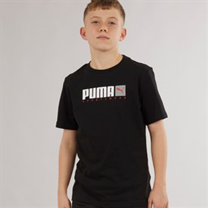 Puma Jongens Grafisch T-shirt Puma Black