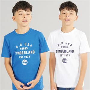 Timberland Jongens T-shirts Set van 2 Wit