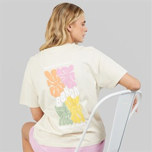 Bench Dames Sarrine Oversized T-shirt Chalk