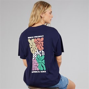 Bench Dames Sarrine Oversized T-shirt Deep Navy