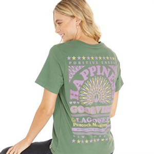 Lagooners Dames Happiness Casual Tops Khaki