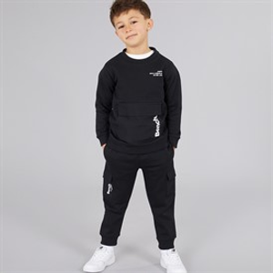 Bench Set met Sweatshirt en Joggingbroek Jongens Zwart