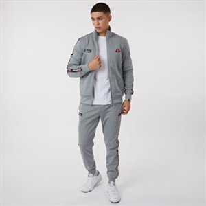 Ellesse Herren Giraldo Tracksuit mit Beinbesatz Grau