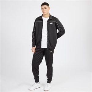 Puma  Trainingspak Heren met Piping Puma Zwart