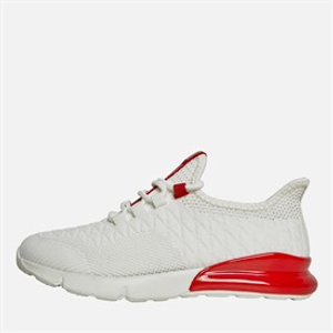Crosshatch Jongens Smitlay Sneakers Wit/Rood