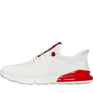 Crosshatch Sneaker Herren Smitlay Weiß/Rot