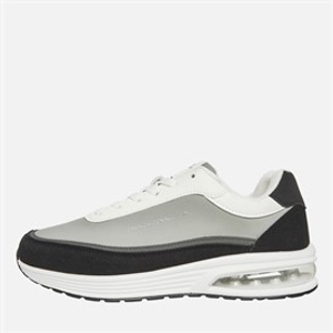 French Connection Heren Bubble Sneakers Wit / Zwart