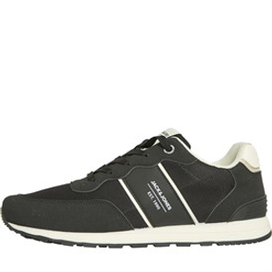 JACK & JONES Heren Milan Sneakers Zwart