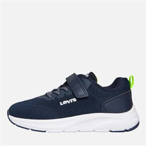 Levi's Kinderen Hudson Sneakers Navy/Geel 0923 Navy Yellow 0923