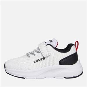 Levi's Kinderen Hudson Sneakers Wit/Zwart/Rood 0239 wit Black Red 0239