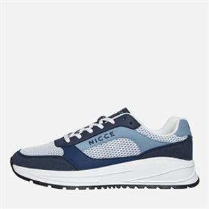 NICCE Heren Bemesso Sneakers Marineblauw/Blauw/Donkerblauw/Wit Navy/Blauw/Dk Blue/Wit