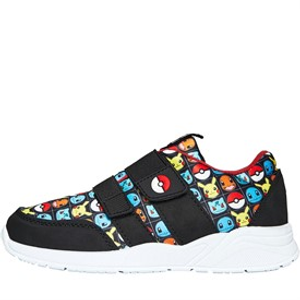 Pokemon Jongens Hinata Sneakers Zwart/Multi