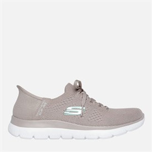 SKECHERS Dames Summits Slip in Nieuwe Dagelijkse Sneakers Natural