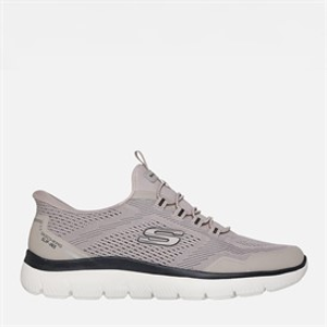 SKECHERS Heren Summits Instappers Sneakers Naturel