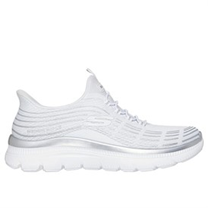 SKECHERS Dames Instappers Summits Plus Sneakers Wit