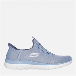 SKECHERS SPORT Dames slip in Summits sneakers Blauw
