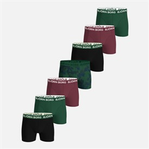 BJORN BORG Heren Set van 7 katoen stretch boxers Multipack 2
