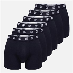 CR7 Heren Basis Zes Pak Trunks Zwart