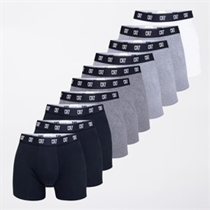 CR7 Herren Zehn Pack Slips Multicolour