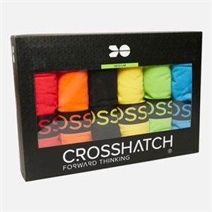 Crosshatch Herren Textmarker 12er-Pack Boxershorts Sortiert