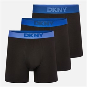 DKNY Heren Delmar Drie Pack Langere Boxershorts Zwart