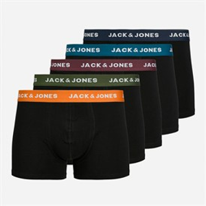 JACK & JONES Heren vijf pack Jacoliver boxershorts Multi