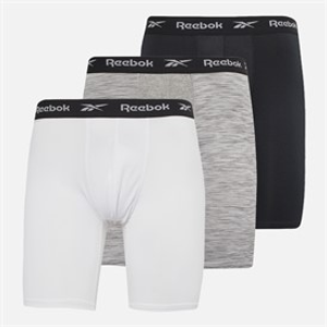 Reebok Heren Hogan Performance Driekwart Broeken Zwart/Wit/Grijs Melange