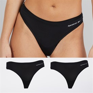 Reebok Dames Serena Performance Drie Pack Thong Zwart