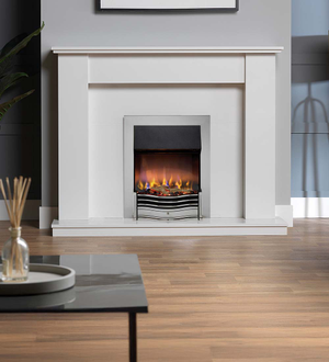 Dimplex Dumfries Optiflame 3D Chrome Inset Electric Fire