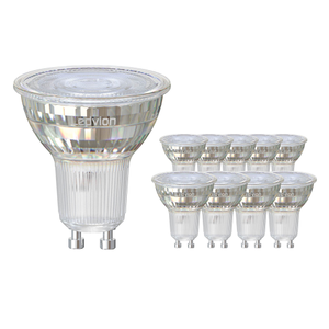10-pack dimbara GU10 LED-spotlights – 3W – 2700K – förpackning med mängdrabatt