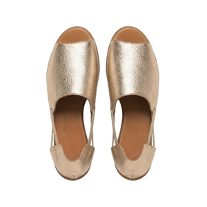 Brilliant Gold Peep Toes (4 UK)