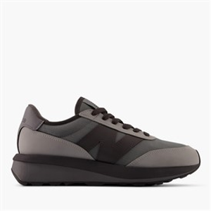 New Balance 370 Trainers Castlerock/Black Cement