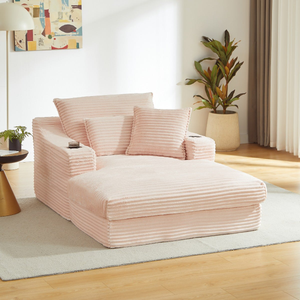 Hazel Oversized Cinema Sofa in a Box - Pink