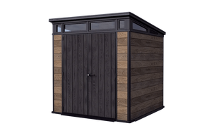 Signature Shed 7x7ft - Walnut Brown