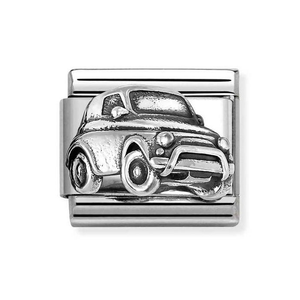 Classic Silver Car Charm