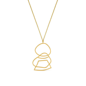 Collier Joan Miró géométrique