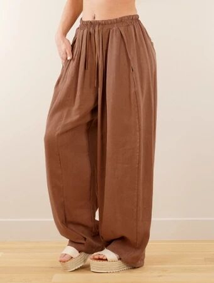 'Pantalon ample fluide "Kyora", Terre de vaucluse'